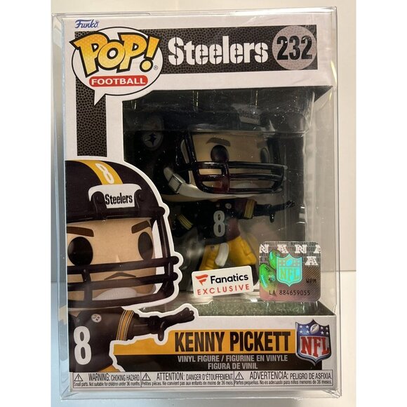 Kenny Pickett Stealers Eagles # 232 NFL FUNKO POP BRAND NEW Mib Free Protector! - Picture 1 of 5